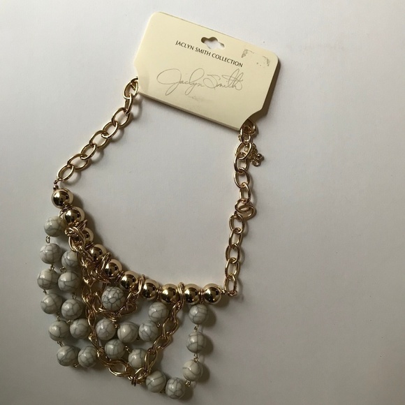 Jaclyn Smith Collection Gold Statement Necklace - Picture 5 of 5